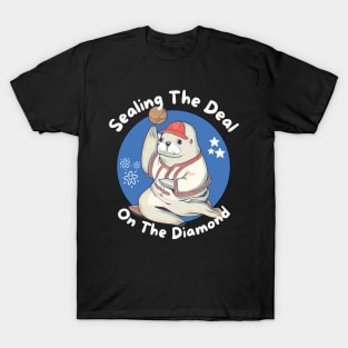 Baseball seal animal T-Shirt